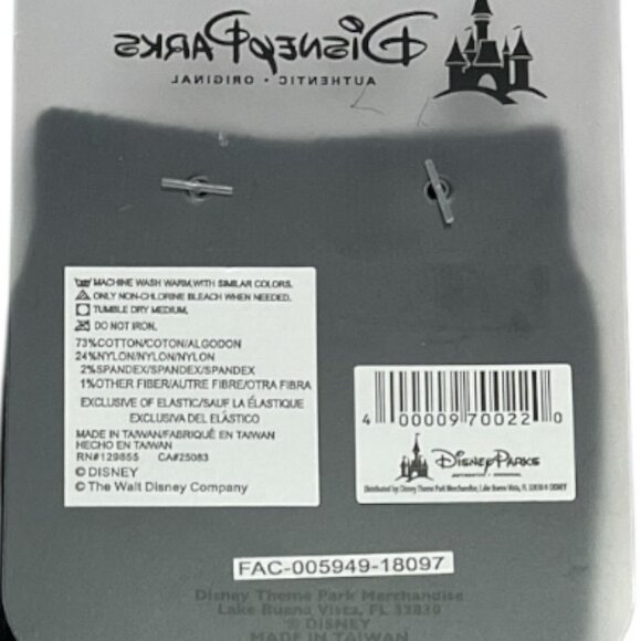 Disney Parks Maleficent Socks – Villains Collection – Black & Green Flames – New - Picture 3 of 3